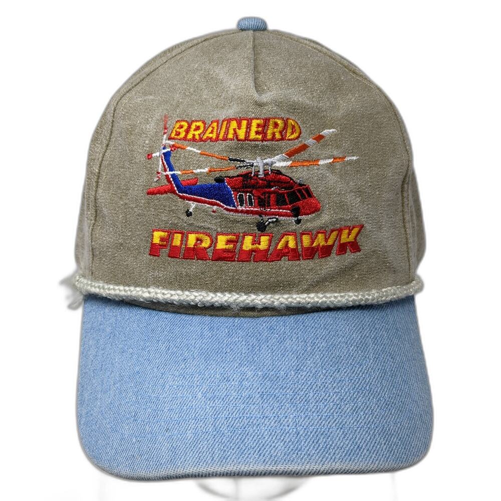 Brainerd Firehawk Snapback 5 Panel Cap Multi One Size Embroidered Triple Crown
